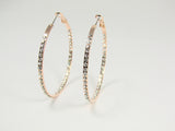 Hoop Earrings Rhinestone Crystal Pavé Fashion Jewelry - Martinuzzi Accessories