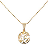 Tree of Life Necklace silver symbol Tree with Leaves Pendant Necklace
