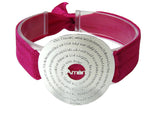 Our Father Bracelet. Lord's Prayer Engraved Silver Plated Medal Elastic Band Adjustable Bracelet.