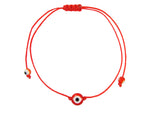 Evil Eye Bracelet Red String Cord Glass Bead - Martinuzzi Accessories