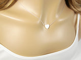 white heart necklace  - martinuzzi accessories