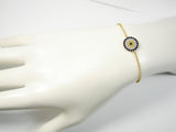 Evil Eye Bracelet 925 Sterling Silver Link Chain Cubic Zirconia Stones Turkish Fashion Jewelry - martinuzzi accessories