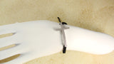 Cross Bracelet 925 Sterling Silver CZ Charm Macrame Cord Christian Gift - Martinuzzi Accessories