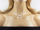 opal heart pendant necklace - Martinuzzi Accessories