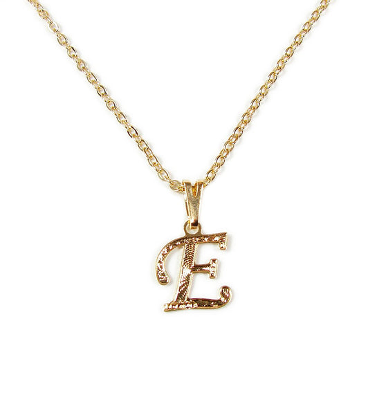 Initial Pendant Necklace -  Monogram Necklace - Martinuzzi Accessories