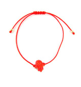 Hamsa Hand Bracelet Opal Red String Hand of Fatima Bangle Amulet - Martinuzzi Accessories