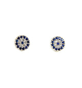 evil eye silver earrings - martinuzzi accessories