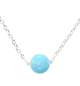 blue opal ball necklace - Martinuzzi accessories