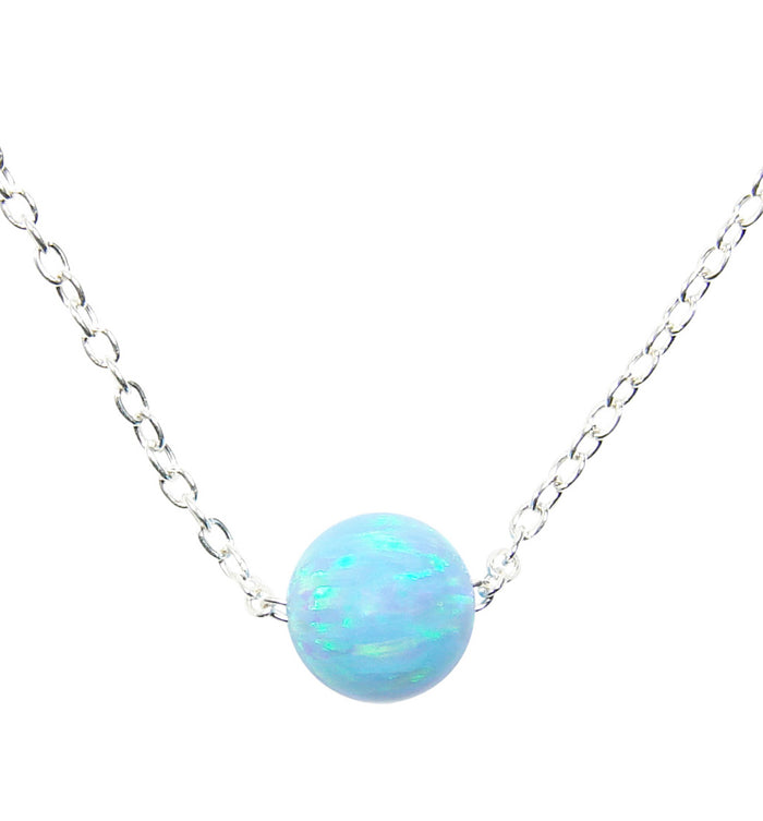 blue opal ball necklace - Martinuzzi accessories