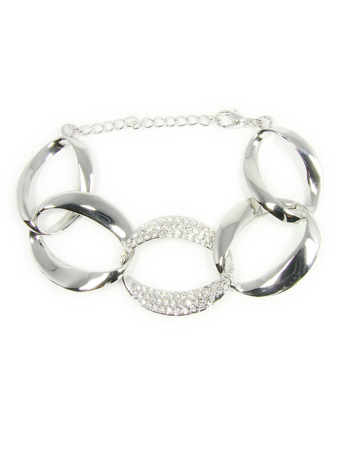 Link Bracelet Rhodium - Martinuzzi Accessories
