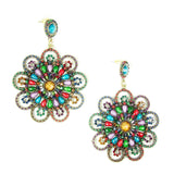Multicolor Flower Earrings for women