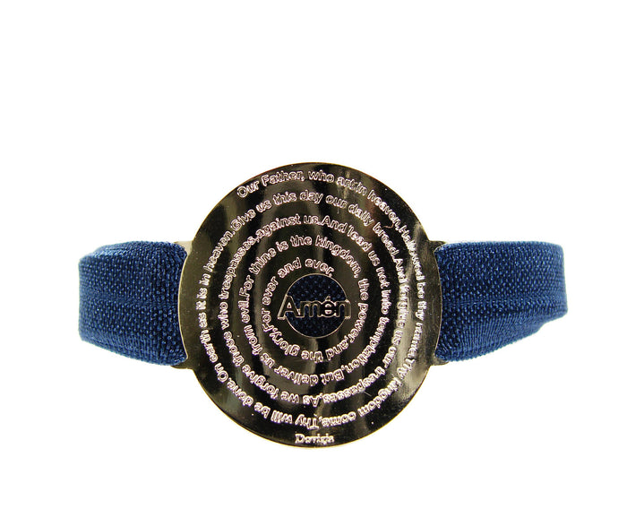 Bracelet Father Our Accessories Elastic Martinuzzi Band – Charm Religious Christian Prayer